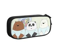 YINGD We Bare Bears Season Pencil Case Multi-Purpose Organizer - Custom Logo Option for Group Events, Corporate Gifts, Parties
