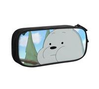 YINGD We Bare Bears Season Pencil Case Vibrant Color Options - Smooth Zipper & Lightweight Fabric for Kids, Teens, Adults