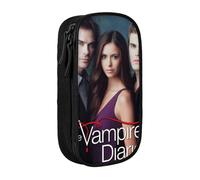 YINGD Wednesday Big Capacity Pencil Case, Large Storage Pencil Pouch with Zipper, Organizer Caser