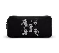 YINGD Why Don't We 8 Letters Pencil Case Student Pen Bag Storage Organizer Pencil Case Stationery Bag Office Supplies for Kids and Adult