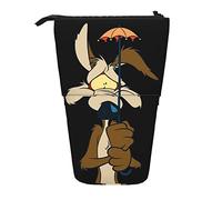 YINGD Wile E Coyote Pencil Case Expandable Peanuts Organizer Bags Retractable Pen Case Cute Large Capacity Boy Girl Stationery Pouch Lightweight for School Office JI170