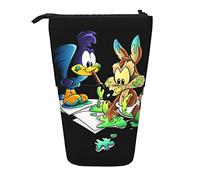 YINGD Wile E Coyote Pencil Case Expandable Peanuts Organizer Bags Retractable Pen Case Cute Large Capacity Boy Girl Stationery Pouch Lightweight for School Office JI172