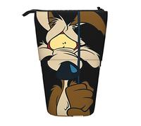YINGD Wile E Coyote Pencil Case Expandable Peanuts Organizer Bags Retractable Pen Case Cute Large Capacity Boy Girl Stationery Pouch Lightweight for School Office cv112