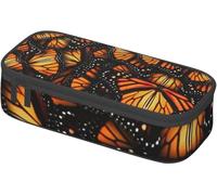 YINGD WQ Native American Patterns Print Pencil Pen Case Large Capacity Pencil Box Bag Durable Pencil Cases Organizer for Office College Adult Teen Girl B