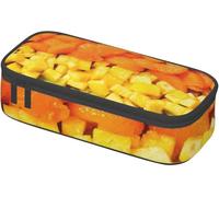 YINGD WQ Native American Patterns Print Pencil Pen Case Large Capacity Pencil Box Bag Durable Pencil Cases Organizer for Office College Adult Teen Girl B