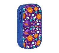 YINGD XMXY Large Capacity Pencil Case, Pumpkin Hat Potion Magic Pencil Box Pouch with Compartments Portable Pencil Bags with Zipper for Teen Girl Blue