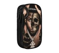 YINGD YoungBoy Never Broke Again Lip Top Pencil Case Large Capacity Doublelayer Pen Bag School Stationery Pouch Pencil case Supplies