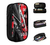 YINGD Your Sins Will Be Judged Silent Hill Pencil Case Pencilcases Pen for Student Large Storage Bag School Supplies Zipper Stationery