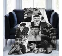 YINGD Zayn Malik Collage Blanket (3 Sizes), Warm, Lightweight & Cozy, Super Soft & Comfy Flannel Blanket, Fleece Blanket, Microfiber Anti-Pilling 150CM X 125CM