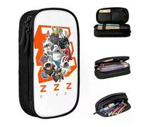 YINGD Zenless Zone Zero Bangboo Orange Pencil Case Pencilcases Pen Holder for Student Big Capacity Bag Students School Gift Stationery