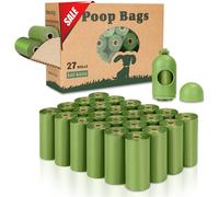 Yingdelai Dog Poo Bags - 540 Counts Biodegradable Poop Waste Bag Refill Rolls for Dogs include 1 Adjustable Dispenser | Scented