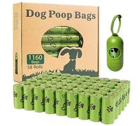 Yingdelai Dog Poo Bags Biodegradable -1160 Count/58 Refill Rolls Waste Bags, Extra Strong Thick Poo Bags for Dogs, Pet - Sented