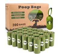 Yingdelai Dog Poo Bags - Extra Thick and Strong, Biodegradable Waste Bags for Dogs, 26 Refill Rolls Dog Poop Bag with 1 Holder - Unscented