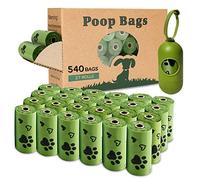 Yingdelai Dog Poop Bag, 540 Counts Biodegradable Dog Waste Bags with 1 Dispenser, Eco-Friendly Leak-Proof Pet Poop Bags for Doggy | Scented