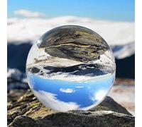 YingErTool K9 Crystal Transparent Ball, 120mm/4.72 inches Decorative Photography Ball, Transparent Crystal Ball Photography Lens Ball - Glass Ball Soothing Device, Meditation, No Stand (120 mm)