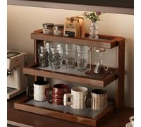 Yinghesheng 3-Tier Coffee Station Organizer, Coffee Station Accessories, Kitchen Countertop Organizer & Hot Chocolate Station, for Kitchen, Office & Home,40x20x39.5cm