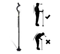 Yinghesheng Folding Walking Stick Elderly Crutches Posture Walking Cane Walking Sticks for Men Women Portable Safety Lightweight Adjustable Height Self-Stand 360 Deg Traction Non Slip Crutch
