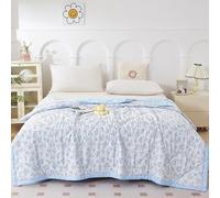 Yinghesheng Quilted Bedspreads Single Double/King Size Options | Quilted Throw & Breathable Summer Blanket for Bedroom & Couch for Family & Pet-Friendly Homes,A,200x230cm