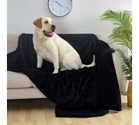 Yinghesheng Waterproof Reversible Blanket Bed Cover for Adults, Leakproof Protector Cover Protect Bed Mattress, Sofa, from Pee & Spills from Adults, Babies, for Bed, Couch,Black,145X165CM