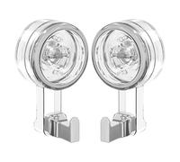 YINGhhh 2Pcs Suction Cup Clip Holders Clear Hanging Solution Portable for Household Use Bathroom Window Display Organization Home Organization Hook