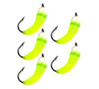 YINGhhh 5Pcs Fishing Lures Single Hook Fast Sinking Bead Head Swimbaits Swimbaits Artificial Artificial Nymph Lures