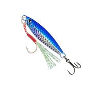 YINGhhh 5Pcs Metal Cast Jigging Spoon Lures with Treble Hook Spinner Baits 10g/20g Casting Jigs Sinking Fishing Baits Spinnerbait High Efficiency Fishing Lure with Treble Hook