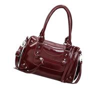 YINGhhh Fashionable Retro Shoulder Bag Soft Suedes Fabric Elegant Carry Methods Roomy Interior Perfect for Autumn Winter Season Adjustable Strap Suedes Bag