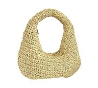 YINGhhh Lightweight Women's Handmade Beach Bag Straw Handbag Fashionable Vocation Top Handle Purse for Outdoor Adventures Friendly Straw Bag