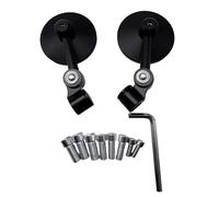 YINGhhh Motorcycle Rearview Glass Wide Angles View Anti Shake Design for Commuting and Tourings Electric Bike Side Glass