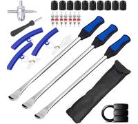 YINGJEE 14.5" Tire Spoon, Motorcycle Dirt Bike, Tire Change Tools, Iron Set, Lawn Tractor, Bicycle, Tire Spoon, Lever, Tire Removal Tool Set for ATV Lawn Mower with