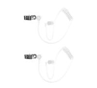 Yingjie 2 Pieces Cosplay Spy Earpieces,Secret Agent Earpiece,Fake Earpieces With Earplugs,Realistic Acoustic Tube Earpiece,Suitable For Party Dress Up,Spy Role Play