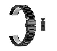 YINGO 20 22MM Wood Strap Compatible With Watch 4 Classic 46mm 42mm Bracelet Watchbands Compatible With Galaxy Watch4 44mm 40mm Wristband(Black,Galaxy Watch4 44mm)