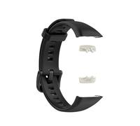 YINGO Many Colors New Silicone Watch Straps Compatible With Honor Band 6 Smart Watchband Replacement Bracelet Compatible With Band 6 Adjustable(Black,For Honor band 6)