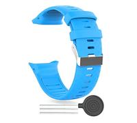 YINGO Safe Silicone Watch Band Sturdy Buckle Wrist Strap Compatible With POLAR Vantage V Watch Kit(Blue)