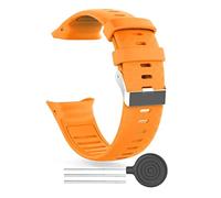 YINGO Safe Silicone Watch Band Sturdy Buckle Wrist Strap Compatible With POLAR Vantage V Watch Kit(Orange)