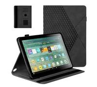 Yingphia Case for FD 8 (14/12th/10th 2024/2022/2020 Release)，8 Inch Case Multi-Angle Stand, Card Slots & Elastic Band with Automatic Wake-up/Sleep（Black）