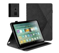 Yingphia Case for Fire HD 8(10/12/14 Gen, 2020/2022/2024), Multi-Angle Stand with Card Slots Auto Wake/Sleep, TPU Material (Black)