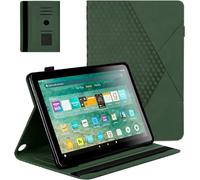 Yingphia Premium Leather Case for DM 10 Tablets (13th/11th Gen) - Military Protection, Tilt Stand, Auto Wake/Sleep & Card Pockets (Green)