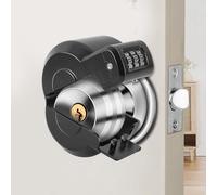 yingranlock Door Knob Lock Combination Out Device Cover to The Doorknob/Faucet/Water Valve Hose Lock, Temporary Door Handle Combination Lock, Prevents Turning of Door Knob and Access to Keyhole