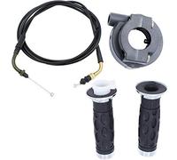 Yingshop 7/8" 22mm Handlebar Twist Throttle Accelerator Handle Bar Grip Cable for GY6 Pit Dirt Pocket Bike Scooter ATV Quad Buggy Moped 50cc - 80cc 90cc 110cc 125cc 150cc 139QMB 1P39QMB 152QMI 157QMJ
