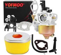 Yingshop Carburetor Carb with Ignition Coil Gasket Intake Manifold Hose Choke Lever for GX160 5.5hp GX200 6.5hp GX 140 160 Engines Generator Pressure Lawn Mower Water Pump Replace# 16100-ZH8-W61
