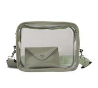 YingStar Concert Clear Crossbody Bag, Stadium See Through Cross Body Bag, Festival Travel Clear Messenger Cross Over Bags, Transparent Shoulder Handbag Side Sling Bags with Money Purse