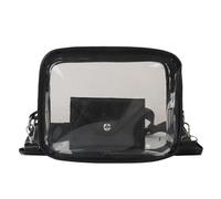 YingStar Concert Clear Crossbody Bag, Stadium See Through Cross Body Bag, Festival Travel Clear Messenger Cross Over Bags, Transparent Shoulder Handbag Side Sling Bags with Money Purse