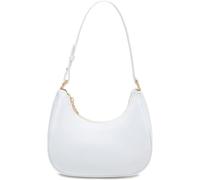 YingStar Crescent Bags Women Shoulder Bags PU Leather Half Moon Bag Ladies Hobo Bags Tote Handbags Small Crossbody Bag White Shoulder Bag Clutch Bag Girls Shoulder Handbag Underarm Bag for Shopping