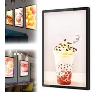 Yingtuwinh Advertising Screen Digital Kiosk Video Player, Commercial Advertising Media Player, Digital Signage Display, Smart Split Screen, for Restaurant, Bubble Tea Shop, Retail 50inch