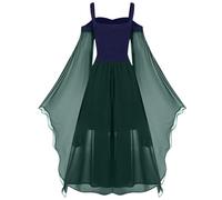 Yinguo Halloween Costume, Adult Wednesday Addams Costume, Corpse Bride, Corpse Bride, Capes for Women, Leather Skirts for Women UK, Halloween, Vampire Accessories, Black Veil Brides, Cloak