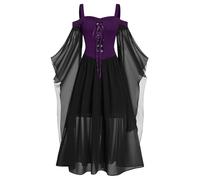 Yinguo Halloween Costumes for Girls, Ghostface Cloak, Jester Costume, Morticia Addams Costume Women, Day of The Dead Decorations, Couples Fancy Dress UK, Vampire Costumes for Women, Goth Dress