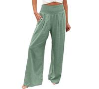 Yinguo Ladies Summer Trousers, Plus Size Pants for Women, Womens White Petite Trousers,Summer Trousers for Women UK Plus Size, Fashion, Womens Casual Trousers, Casual Trousers for Women UK