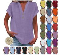 Yinguo My Orders, Women's t-Shirts, Ladies Linen Shirt, Butterfly top, Green top Women, Ladies Blouses Size 16 UK, Ladies Sparkly Tops, Sleeveless Tops for Women UK, Blue Shirts for Women 3