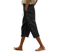 Yinguo My Orders Women's Trousers for Women UK, Ladies Cut Off Trousers Summer, Plus Size Tapered Trousers, White Capri Jeans for Women, Yoga Pants